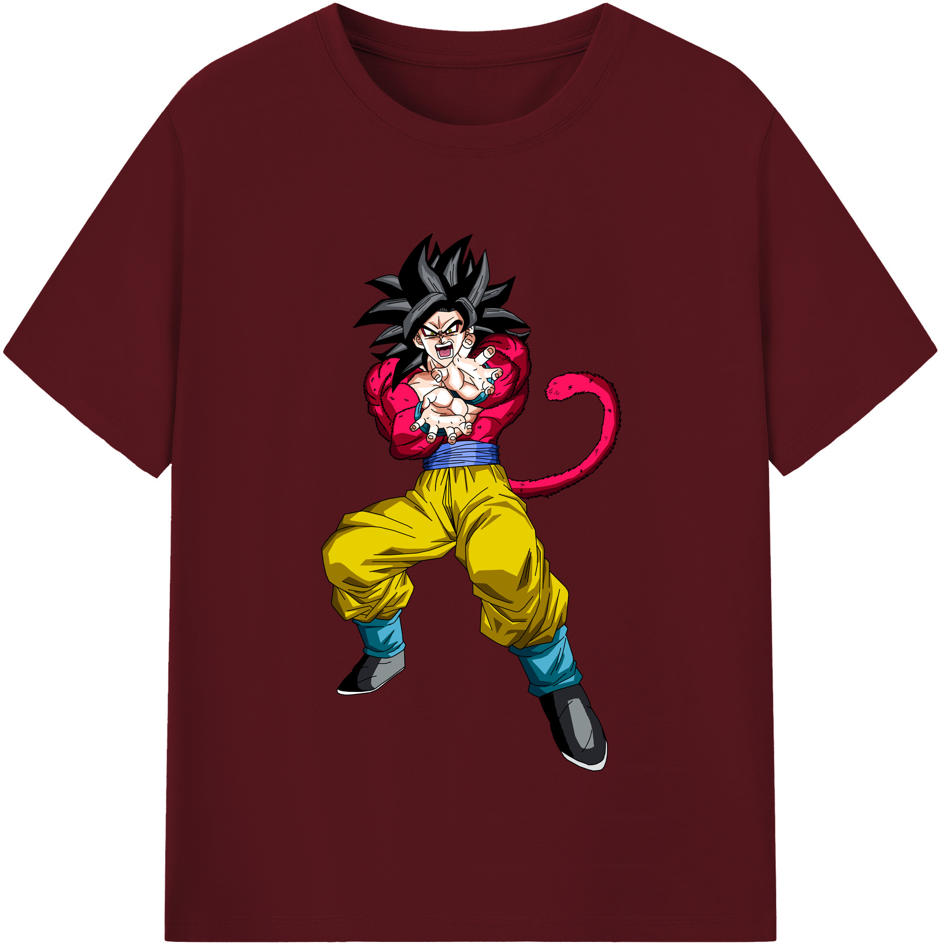 （画像用） ドラゴンボール 孫悟空（そん ごくう）Son Goku カカロット DRAGON BALL Kakarotto 綿100％半袖Tシャツ（フロントプリント）